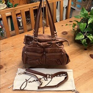 JUNIOR DRAKE LEATHER SATCHEL